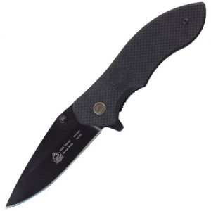 Puma Swoop Black G10 Handle Spring Assist Folding Knife
